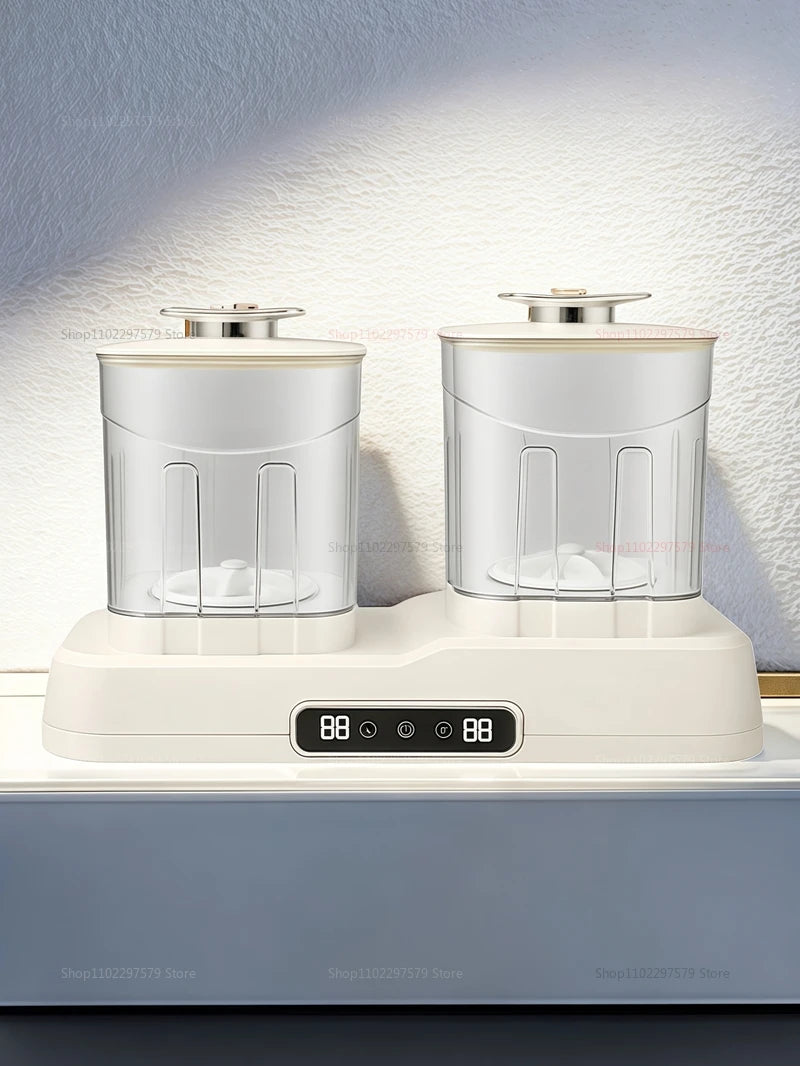 Portable Double-Cup Sock Washing Machine Small Underwear Washing Machine For Home Dormitories Compact No Installation Required