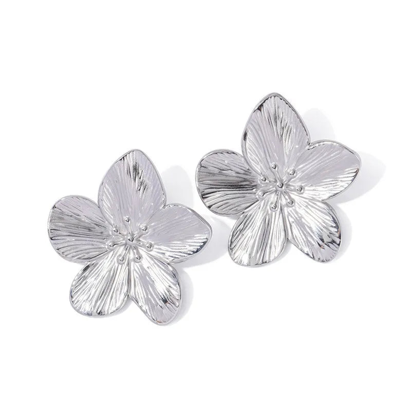 Women's Fashion Earrings Flower Alloy Retro Style Women's Party Accessories Gifts
