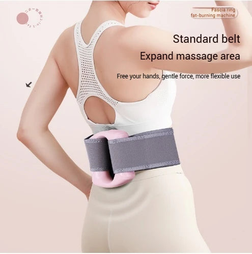 Fascia Ring Vibration Slimming Machine for Slimming Belly & Legs, Muscle Massager, Multi-functional Mini Fascia Gun for Wome