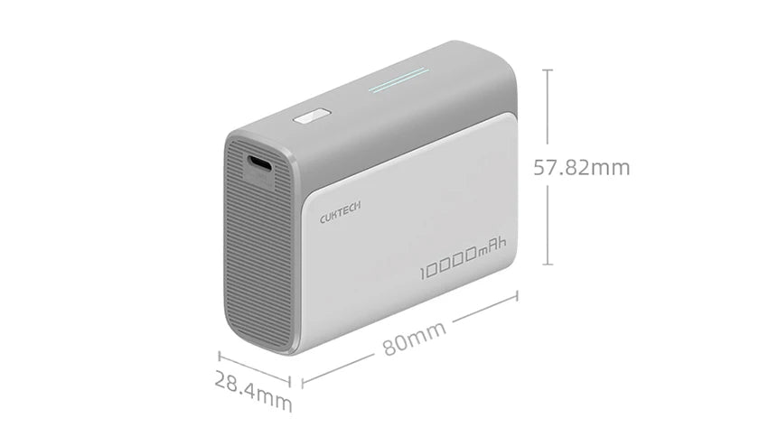 Cuktech Power Bank 10000mAh Pocket Version PB100S USB type C 30W 2-way Fast Charge Mini Powerbank for iPhone 15/14 Xiaomi Huawei