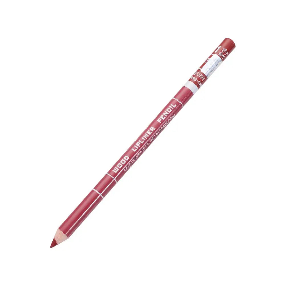 1PC Matte Natural Wood Lip liner Pen Waterproof Long Lasting Lipstick Pencil Contour Matte Lady Charming Women's Makeup Tool