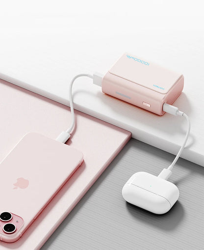 Cuktech Power Bank 10000mAh Pocket Version PB100S USB type C 30W 2-way Fast Charge Mini Powerbank for iPhone 15/14 Xiaomi Huawei