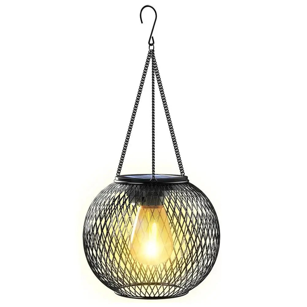 Outdoor Camping Solar Lights for Outside Decorative Solar Lantern Outdoor Hanging Lights Waterproof Solar Lanterns Garden Decor