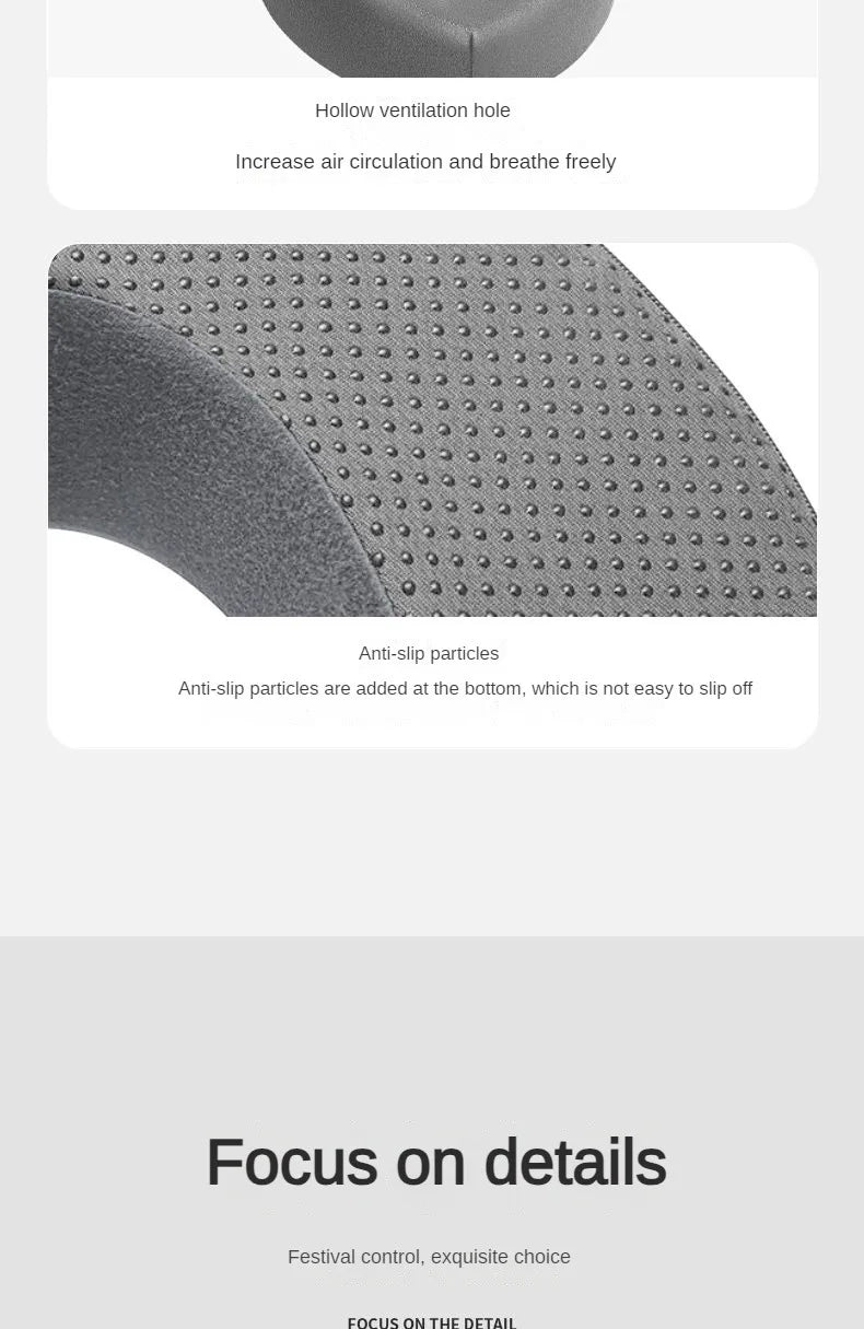 Face Down Pillow Prone Pillow for Prone Face Down Resting Comfort Memory Foam Ergonomics Home Massage Headrest for Beauty Salon