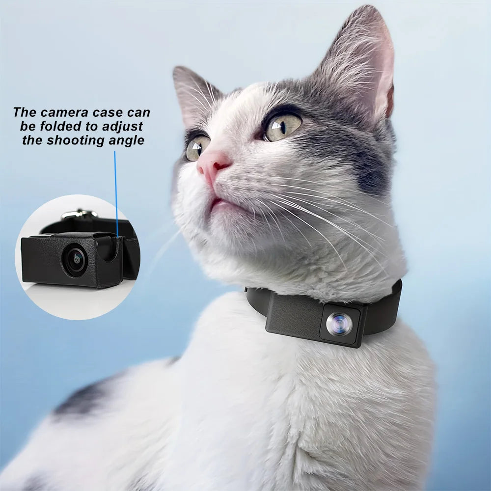 BORME HD 1080P Pet Cameras Dog Cat Pet Camera Wireless Collar Camera No WiFi Needed Video Records for Cats Dogs Birthday Gift