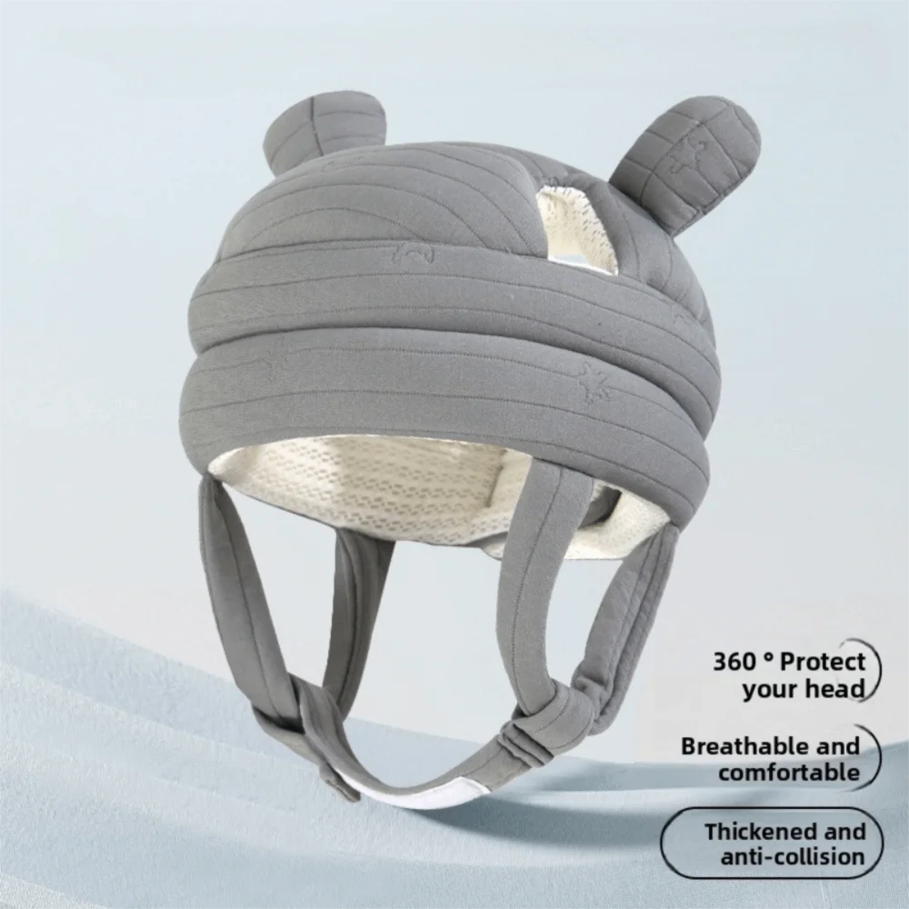 New Anti Fall Walking Protective Hat Anti-collision Breathable Thick Protective Helmet 360 Head Protection Soft Head Protector