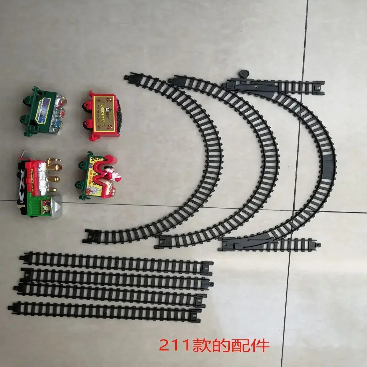 Christmas Train Set Assemble Railway Tracks Toys Decor Christmas Tree Train Gift Toy For Kids Birthday Party Gift Christmas Gift