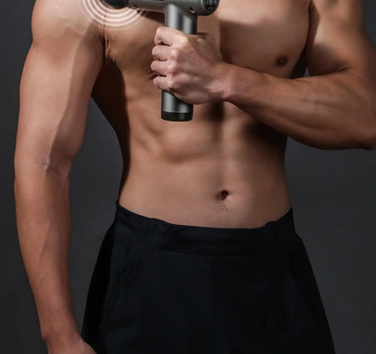 Lenovo Brand Fascia Gun Deeply Relieves Muscle Soreness Fitness and Relaxation Equipment LED Touch Screen 8Massage Head Gifts