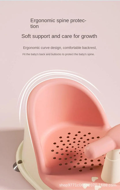 Children's Shower Seat Portable Shower Stand for Newborns and Young Children Children's Growth Accessories
