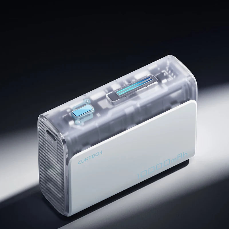 Cuktech Power Bank 10000mAh Pocket Version PB100S USB type C 30W 2-way Fast Charge Mini Powerbank for iPhone 15/14 Xiaomi Huawei