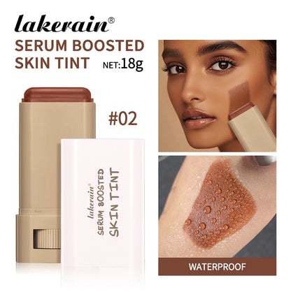 Skin Tint Stick Waterproof Nourishing Solid Tinted Serum Foundation Skin Tint Balm Face Tinted Face Contour Stick Makeup