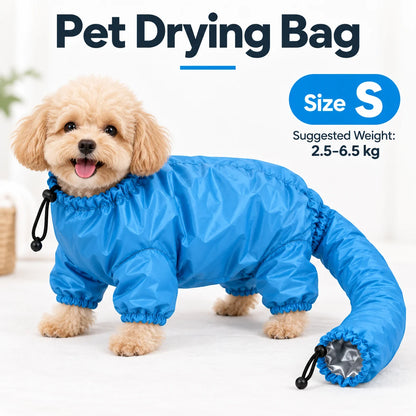 Pet Drying Bag for Dogs Cats Home Grooming Dryer Bag Hair Dryer Cover Fast Drying Anti Flying Fur for Small Medium Large Pets