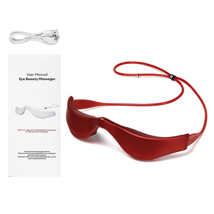 Electric 3D Eyes Massager EMS Eye Massage Glasses Red Light Eye Care Lighten Dark Circles Eye Relax Massager
