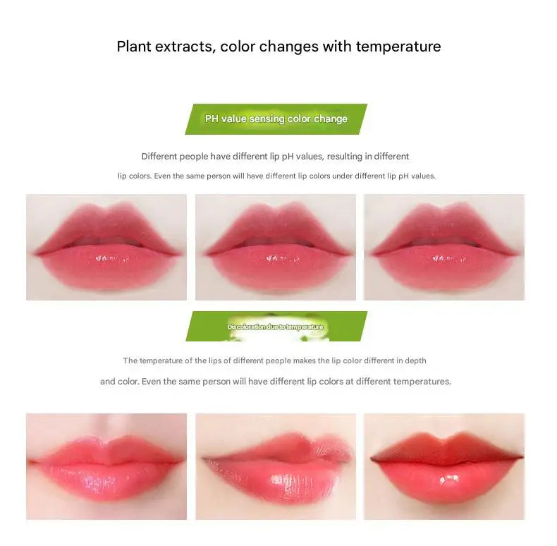 VIBELY 7 Color Mood Changing Lip Balm Natural Aloe Vera Long Lasting Moisturizing Lipstick for Women Color-Shifting Makeup