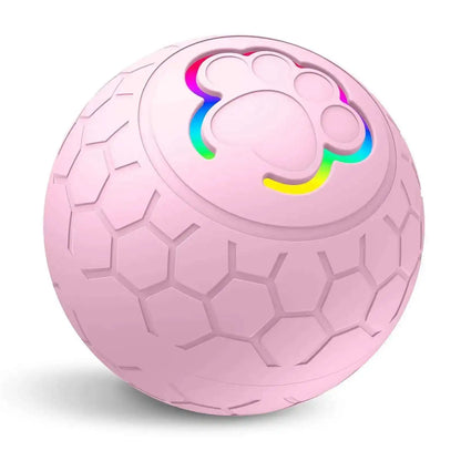 Smart Dog Interactive Toy Ball Electronic Pet Toy Ball USB Automatic Bouncing Rolling Toy Ball With RGB Lights Puppy Cat Product