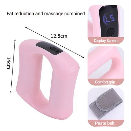 Fascia Ring Vibration Slimming Machine for Slimming Belly & Legs, Muscle Massager, Multi-functional Mini Fascia Gun for Wome