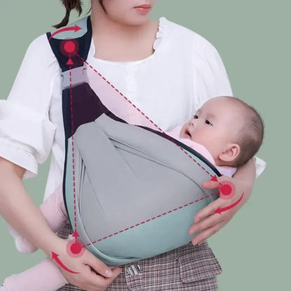 2025 New Baby Carrier Ergonomic Child Carrier Wrap Multifunctional Baby Carrier Ring Sling for Baby Toddler Carrier Accessories