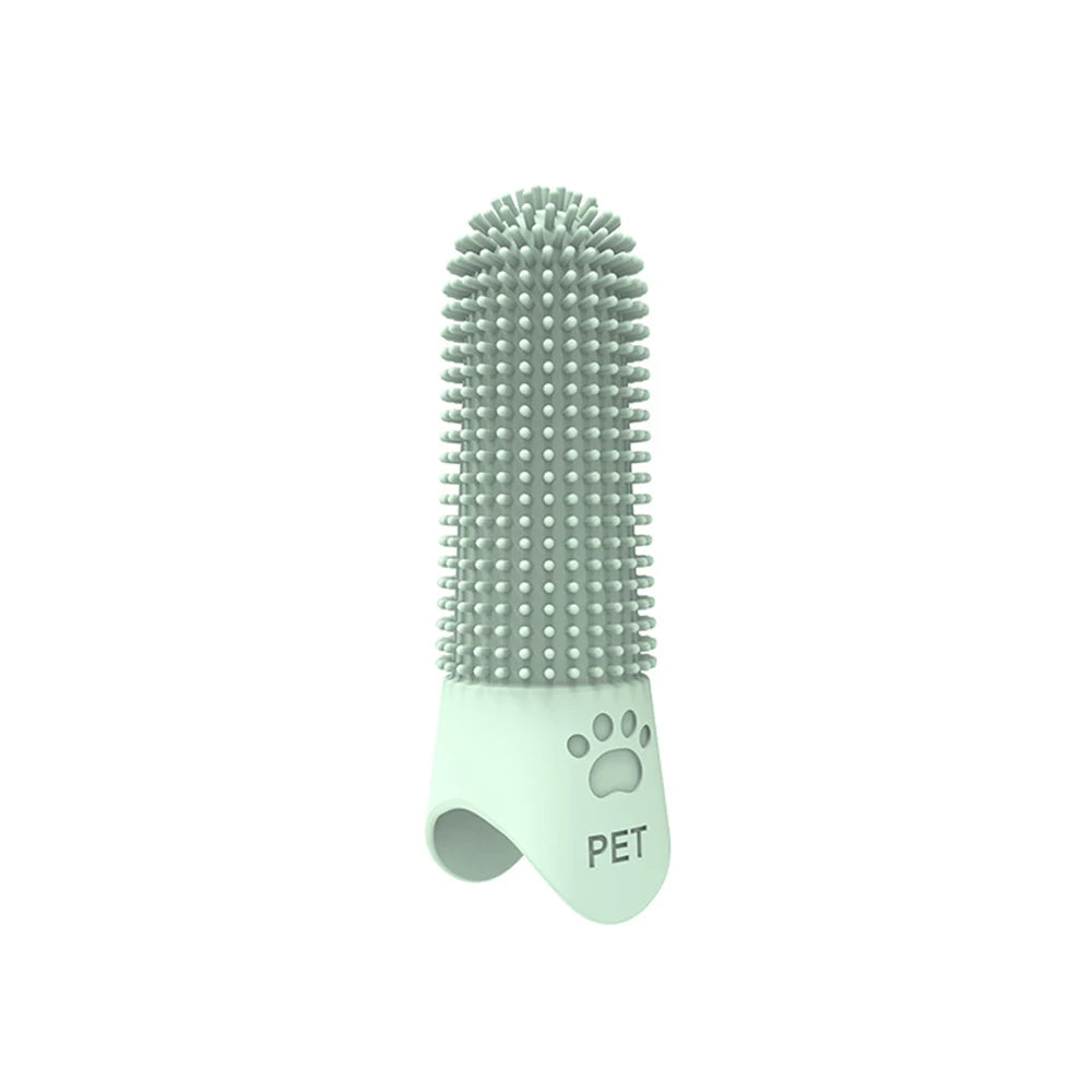 Pet Silicone Fingertips Toothbrush