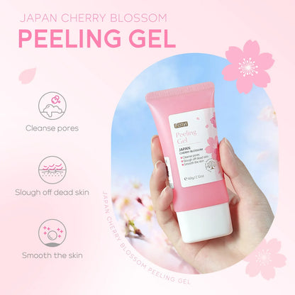 Sakura Face Deep Cleaning Exfoliating Gel Skin Care Whitening Moisturizer Repair Facial Scrub Skin Care 60g