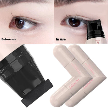 Lazy Integrated Eyeliner Stamp Symmetric Precise Outline Seal Lasting Waterproof Liquid Eye Liner Pen Extended Eye Tail Makeup