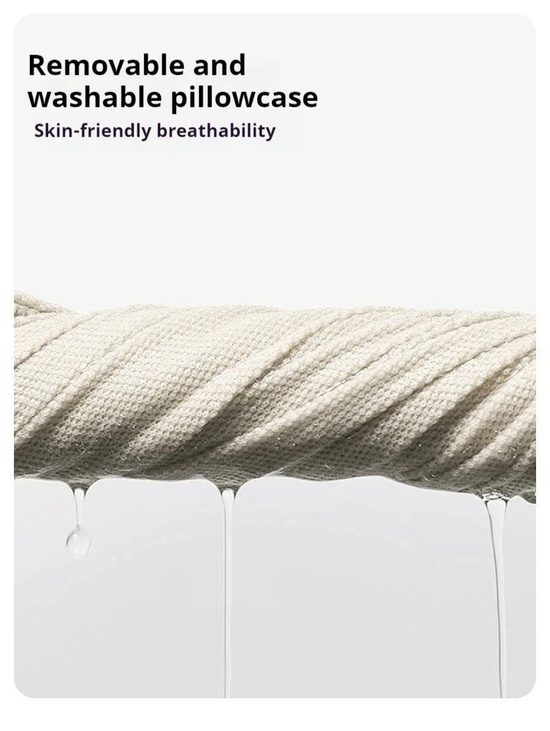 Memory Foam Neck Pillow Neck Support Pillow With Head Cushion Support Camping Neck Protect Soft Memory Foam Head Support