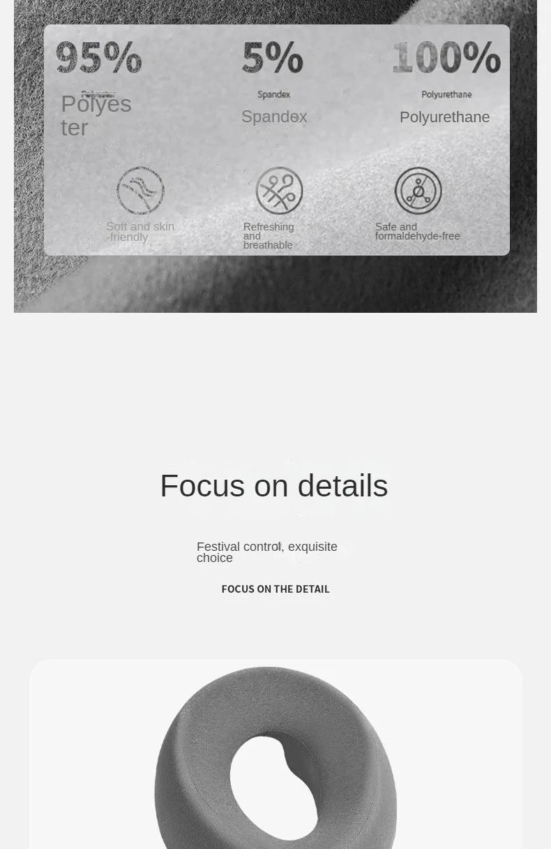 Face Down Pillow Prone Pillow for Prone Face Down Resting Comfort Memory Foam Ergonomics Home Massage Headrest for Beauty Salon