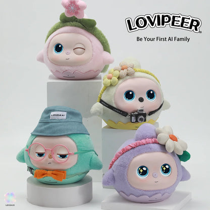 loviPeer Artificial Intelligence AI Bean Bag Deepseek Desktop Robot Conversation Chat Companion Plush Toy