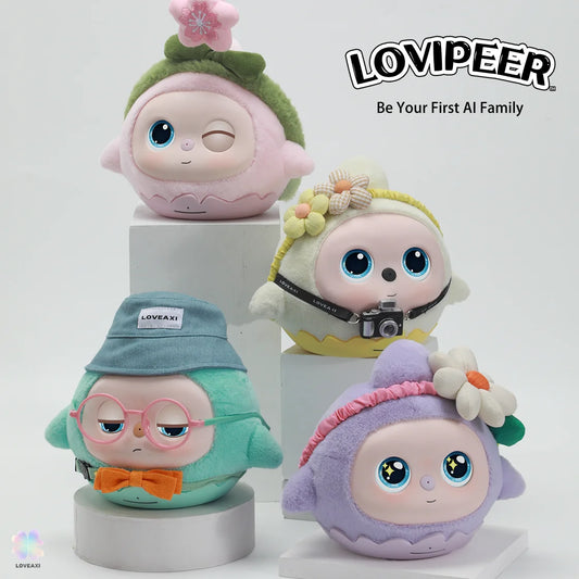 loviPeer Artificial Intelligence AI Bean Bag Deepseek Desktop Robot Conversation Chat Companion Plush Toy
