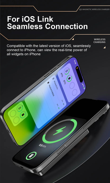 10000mAh Magnetic 3 in 1 Wireless Power Bank 20W USB C Fast Charging External Battery for iPhone 17 16 15 14 Airpods Apple Watch