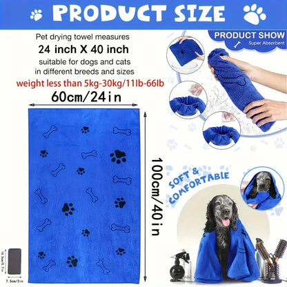 Microfiber Absorbent Pet Towel