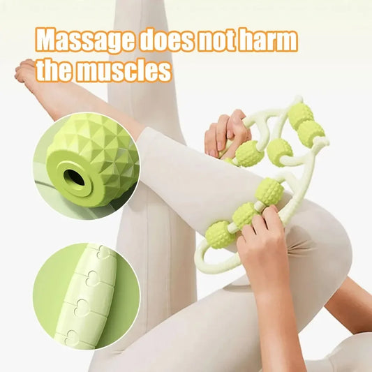 12 Rounds Of Circular Leg Slimming Muscle Stretching And Relaxation Massage Equipment, Leg Slimming Artifact, Circular Leg Clamp