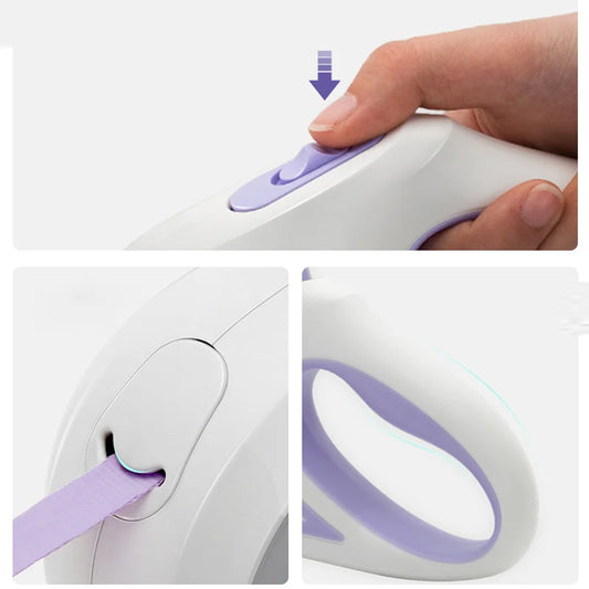 Automatic Led Lights Dog Leash Traction Rope