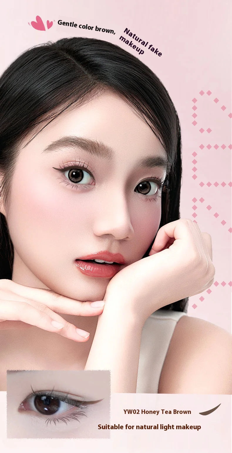 Lazy Integrated Eyeliner Stamp Symmetric Precise Outline Seal Lasting Waterproof Liquid Eye Liner Pen Extended Eye Tail Makeup