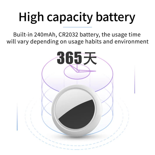 Security Bluetooth GPS Tag Based on iphone Find My app Anti-lose Tracker Sound Locate Message Reminder Alarm Key Finder