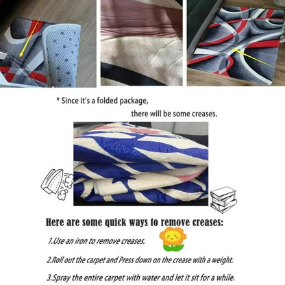 Christmas Tree Decoration Mat Large Area Christmas Circular Carpet Washable Anti Slip Carpet New Year Atmosphere Mat Decoration