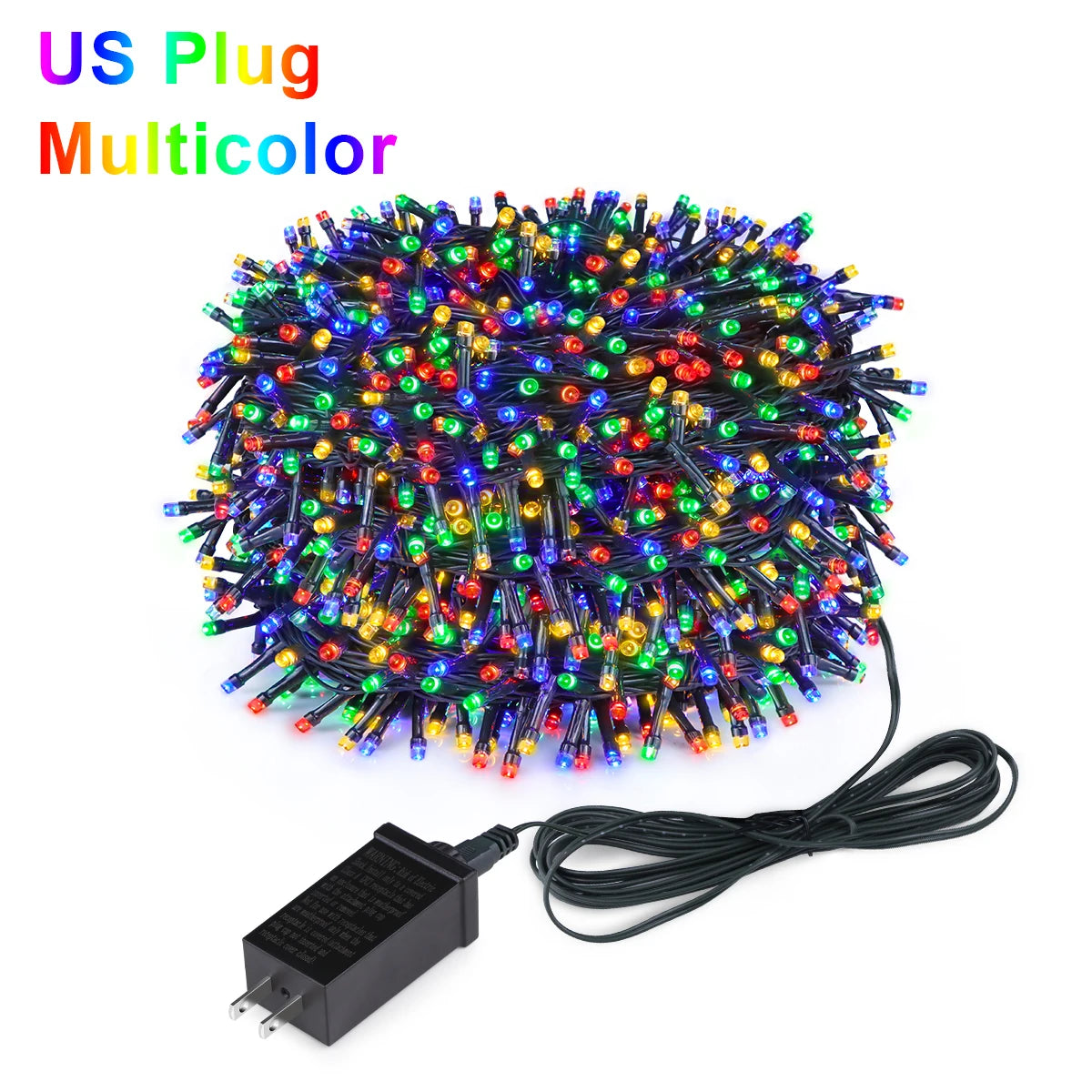 2025 New Year Decoration LED Christmas Light White/Warm/RGB Waterproof Fairy String Lights for Curtain Wedding Party Lighting