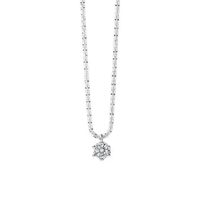 Sparkly Moissanite Pendant Necklace
