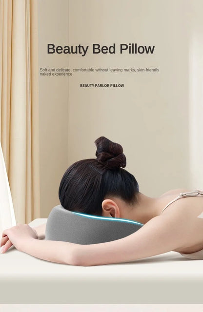 Face Down Pillow Prone Pillow for Prone Face Down Resting Comfort Memory Foam Ergonomics Home Massage Headrest for Beauty Salon