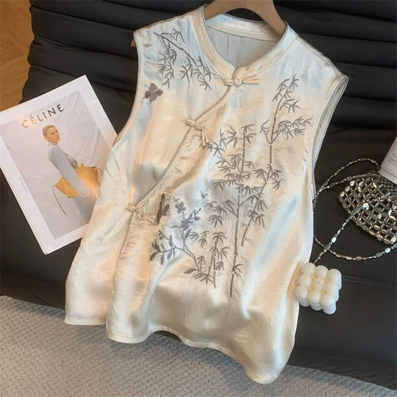 Traditional Chinese Style Vest | MUO Studios