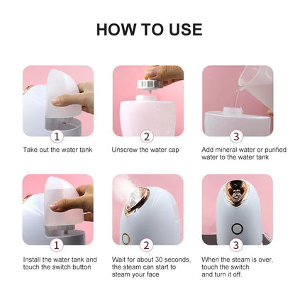 Nano Ionic Facial Steamer