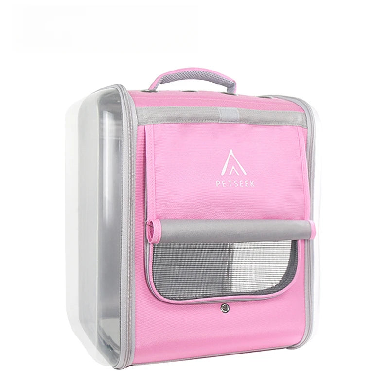 Pet Out Cat Dog Portable Backpack High-capacity Space Capsule Dogs Portable Travel Shoulder Bag Carriers Ventilate Accessories
