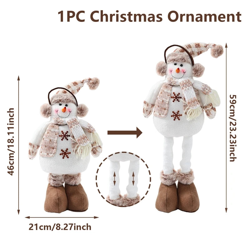 Telescopic Christmas Doll Merry Christmas Decorations For Home 2025 Christmas Ornament Xmas Navidad Noel Gifts New Year 2026
