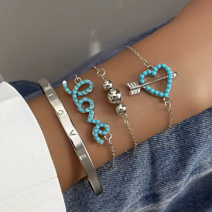 Hot Sale Exaggerate Individuality Metal Smooth Surface Water Drop Bangle for Woman  Adjustable Bracelet Paty Jewelry Daily Wear