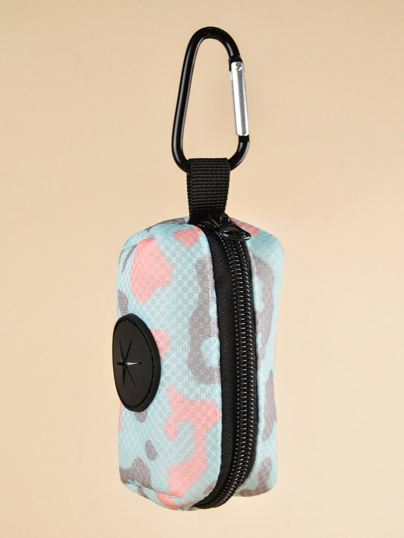 Abstract Designer Print Cute Design Pet Poop Bag Holder Dispenser Without Poop Bag And Leashes Can Attached With Any Dog Leashes