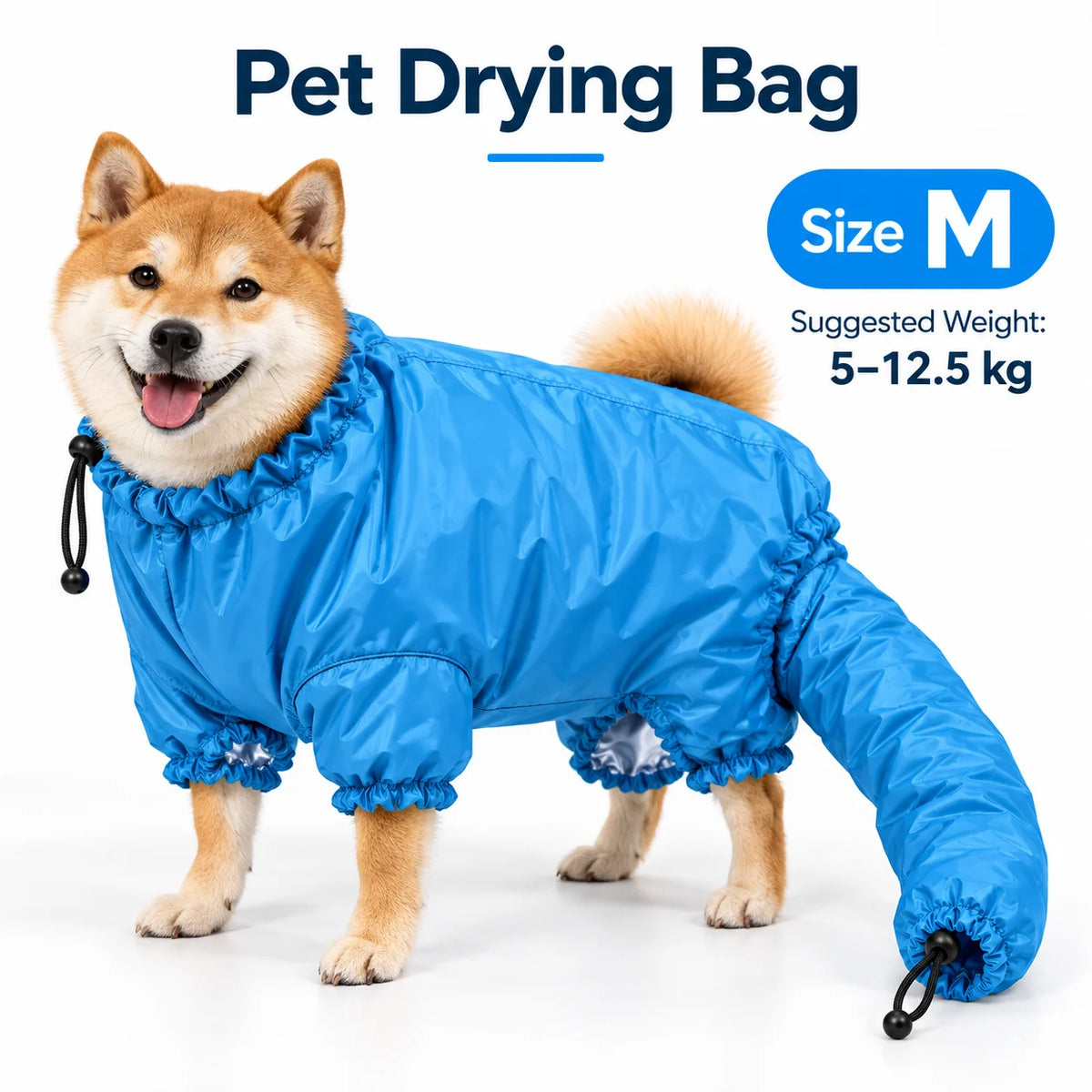 Pet Drying Bag for Dogs Cats Home Grooming Dryer Bag Hair Dryer Cover Fast Drying Anti Flying Fur for Small Medium Large Pets