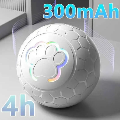 Smart Dog Interactive Toy Ball Electronic Pet Toy Ball USB Automatic Bouncing Rolling Toy Ball With RGB Lights Puppy Cat Product