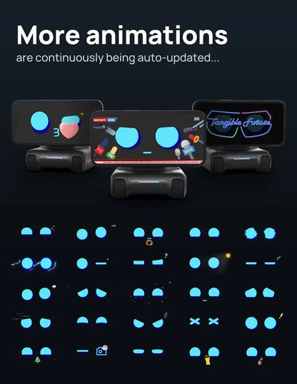 looi robot smartphone looi robot chatgpt large model English voice dialogue visual recognition interactive smart toy gift