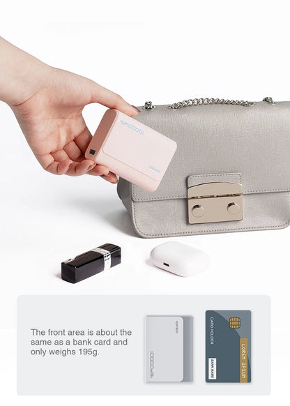Cuktech Power Bank 10000mAh Pocket Version PB100S USB type C 30W 2-way Fast Charge Mini Powerbank for iPhone 15/14 Xiaomi Huawei