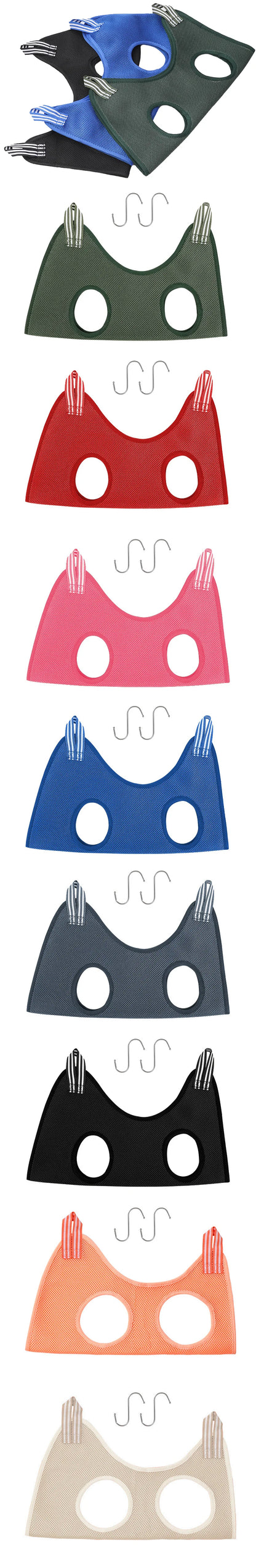 Pet Beauty Hammock Hanging Cat Grooming Nail Cutting Anti Scratch Bite Fixed Bag Bath Trimming Restraint Bag Pet Supplies