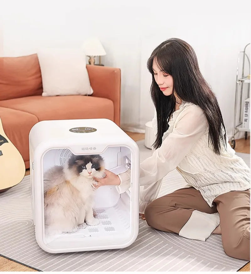 Smart Pet Dryer Cat Automatic Dryer Box Grooming Products Supplies Automatic Temperature Control Beauty Equipment Accessories